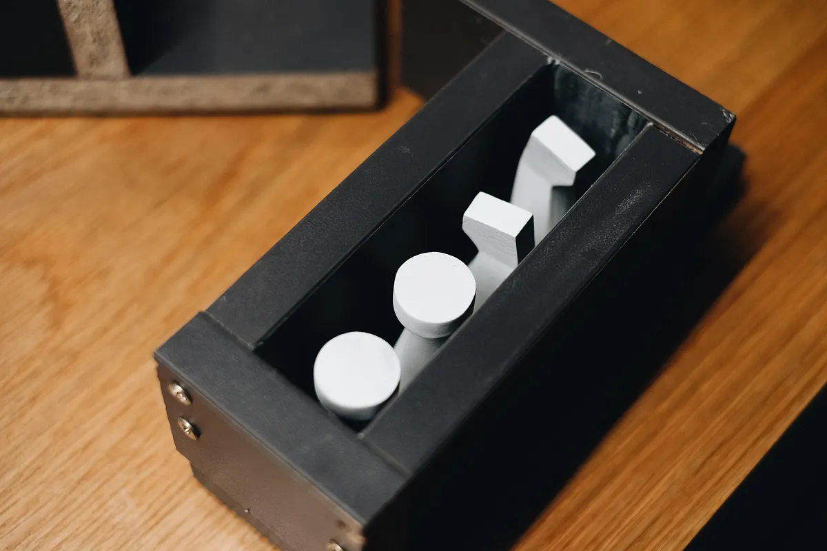 Concrete Chess Set — Formwork for silicone moulds
