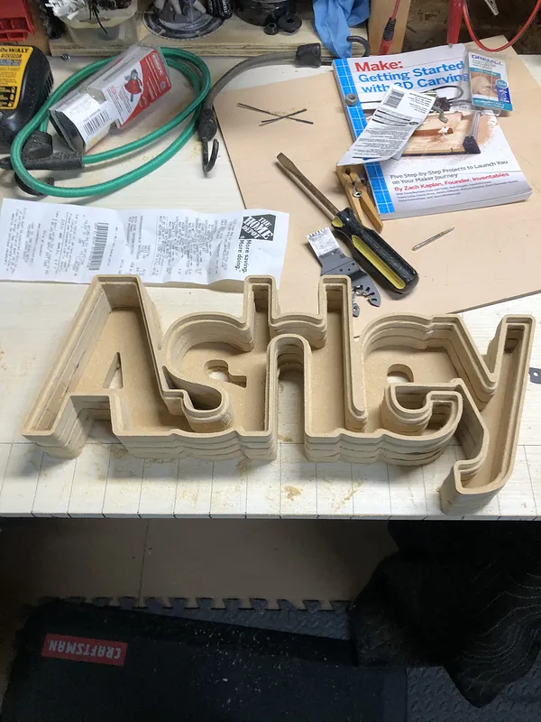 Remake of "Building an Illuminated Sign" - image 1