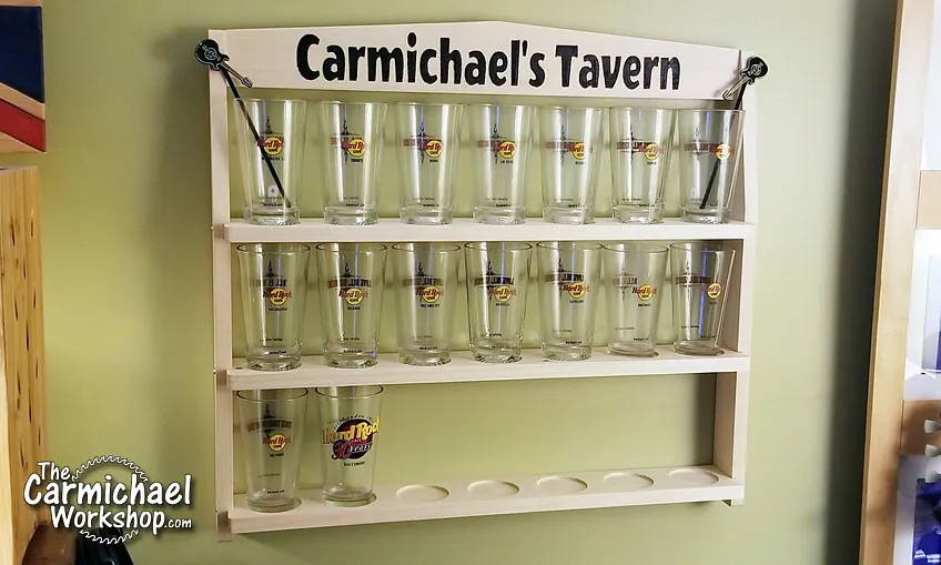 Pint Glass Display Rack - image 1