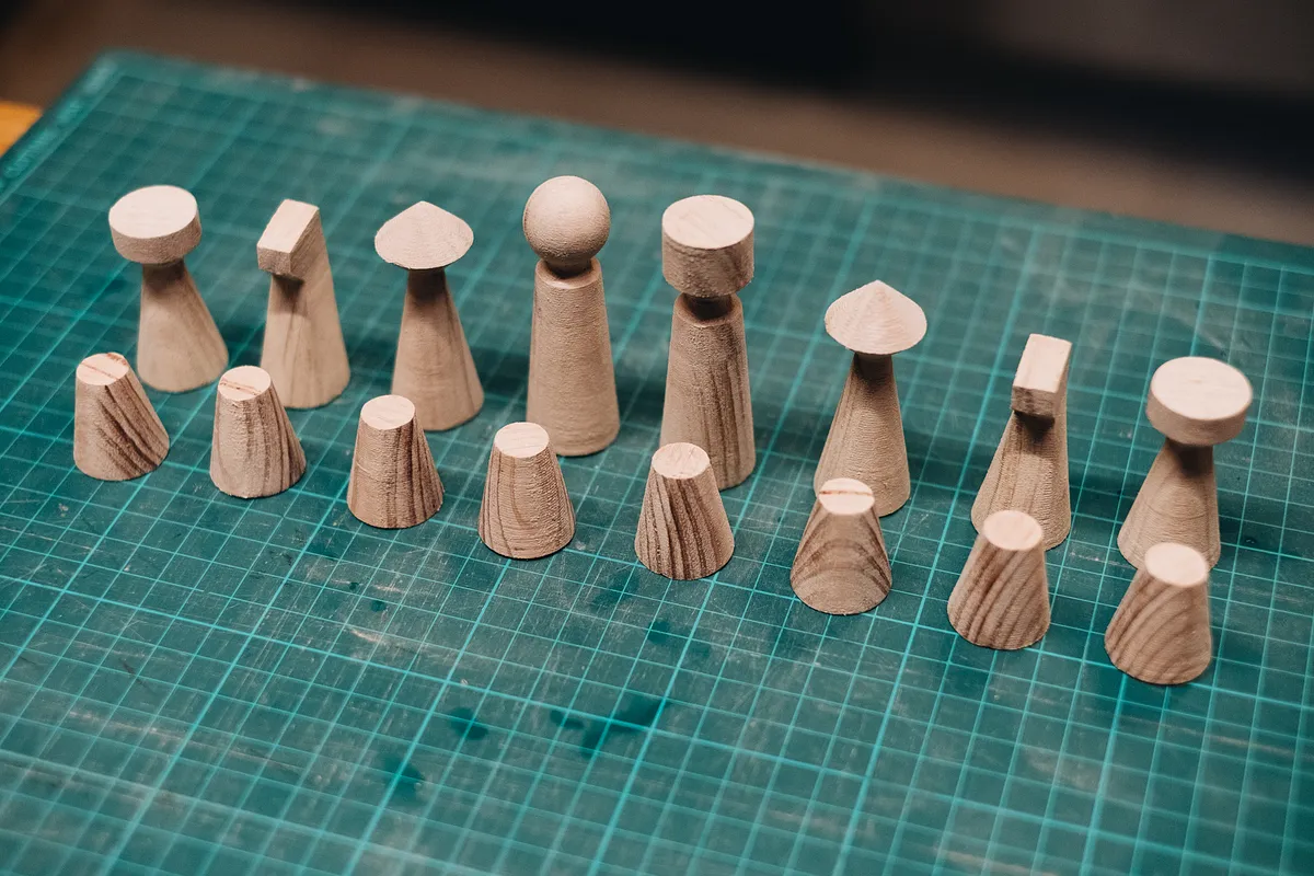 Concrete Chess Set — Sanding and Priming (image 2)