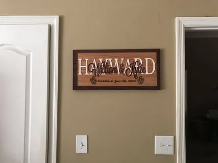 Anniversary sign