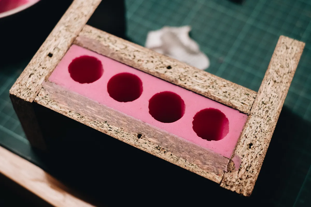 Concrete Chess Set — Formwork for silicone moulds (image 5)