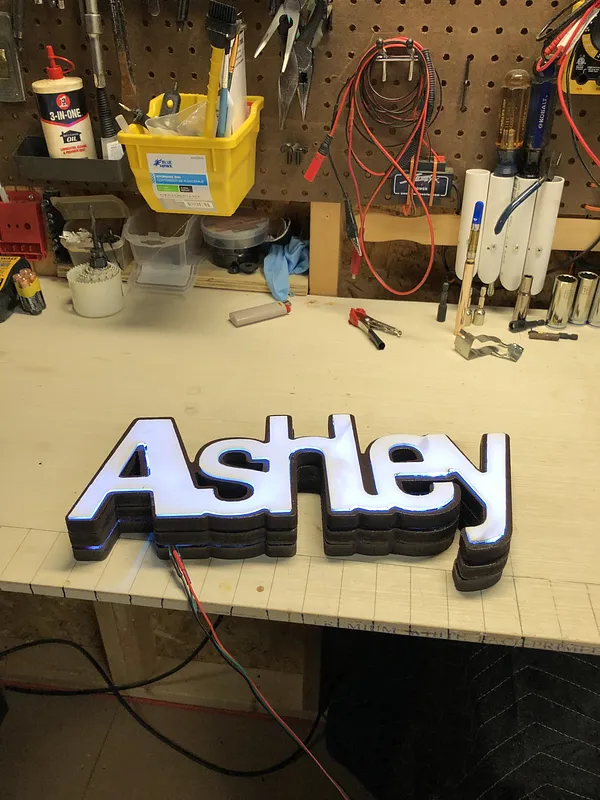 Remake of "Building an Illuminated Sign" - image 5
