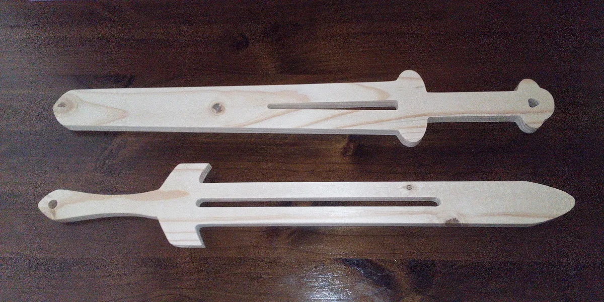 Wooden sword for kids - image 1