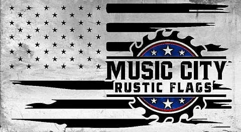 50 stars 36" by Music City Rustic Flags