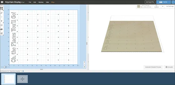 Keychain Display — Customize the Design!