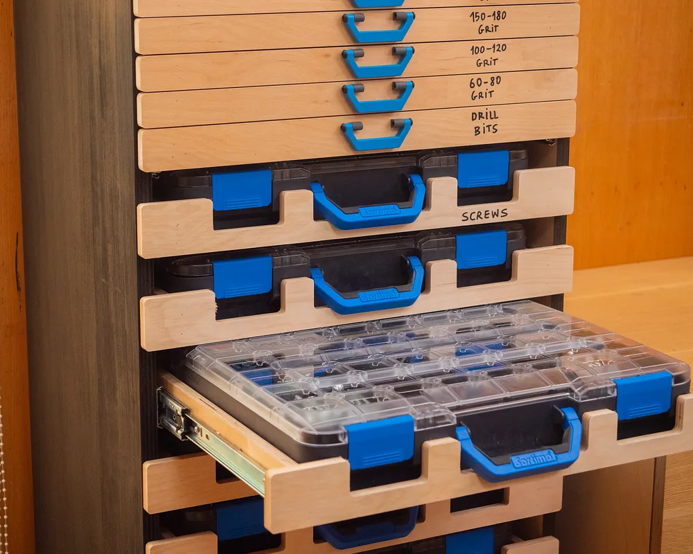 DRILL BITS AND SORTIMO BOX CABINET - image 3
