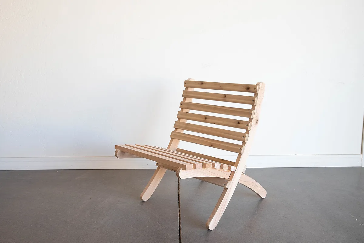 Collapsible Wooden Chair - image 1