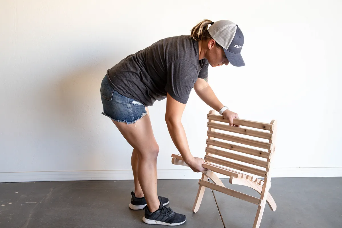 Collapsible Wooden Chair - image 2