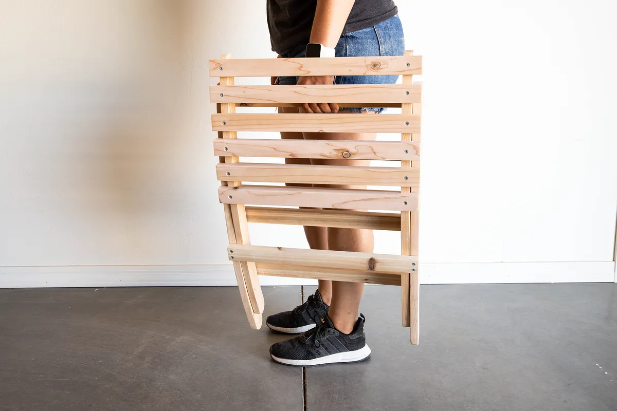 Collapsible Wooden Chair - image 3