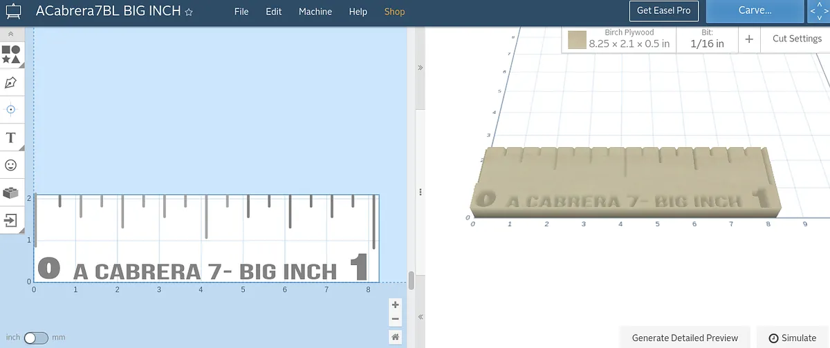 ACabrera7BL    BIG INCH - image 1