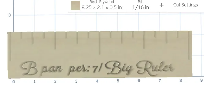 Bangluo pan per: 7    Big ruler - image 1