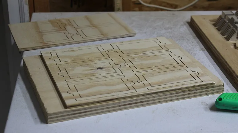 Label Holder for Workshop Drawers — Clamp plywood to X-Carve