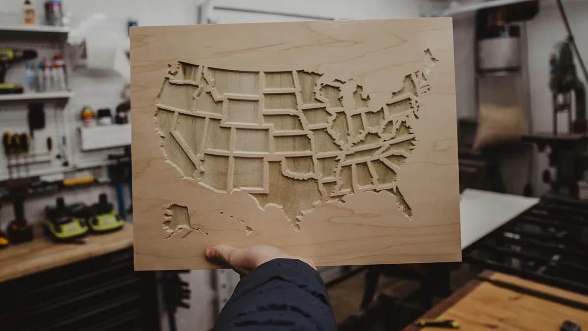 USA Map To Cross Off Places We Have Been - image 1