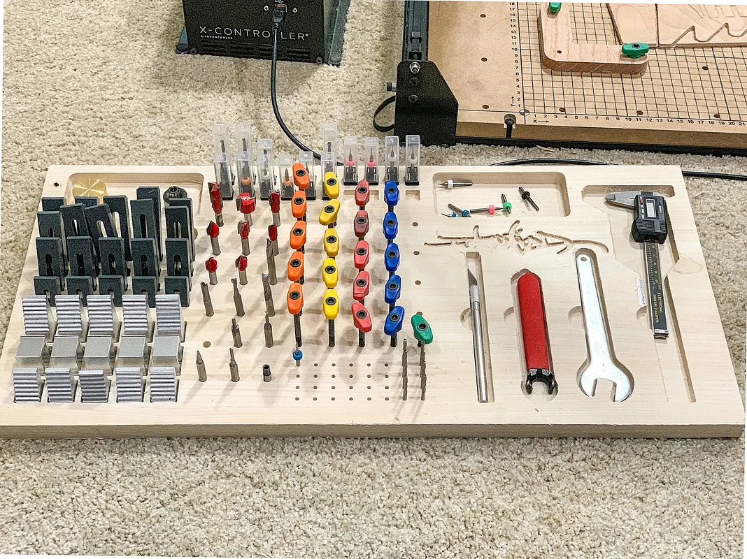 CNC Clamp and Tool Storage - Deluxe - image 1
