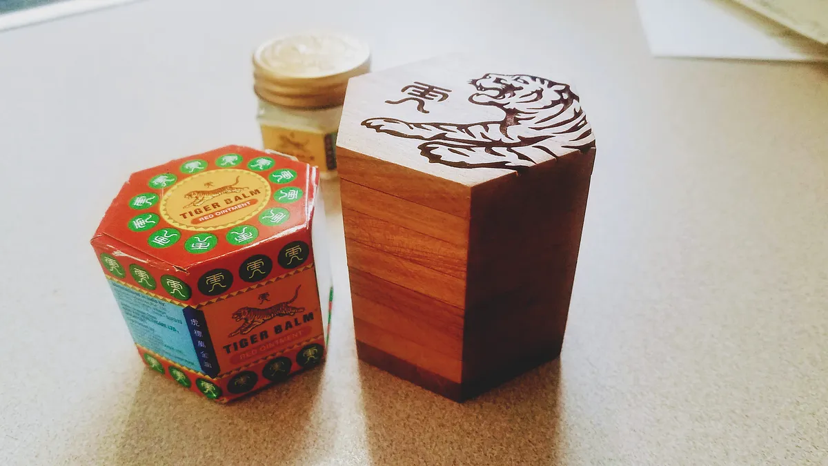 Tiger Balm Storage or Gift Box - image 1