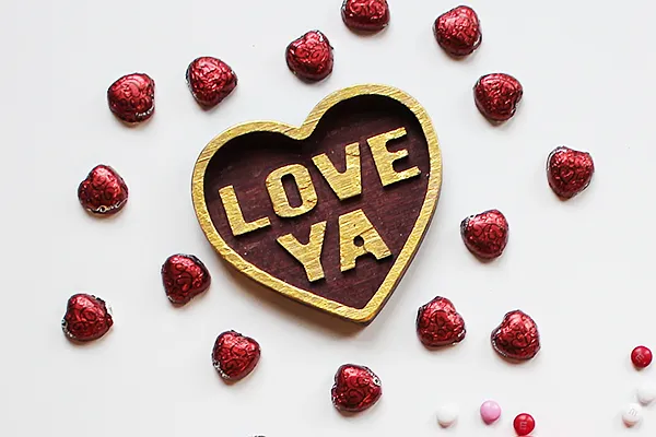 Conversation Heart Candy Dishes - image 5