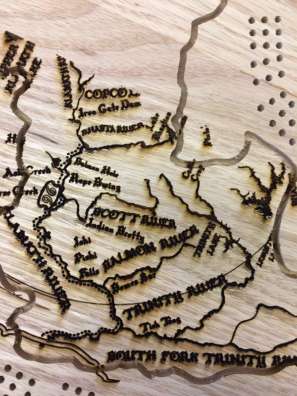 Klamath River Watershed Cribbage Board - image 5