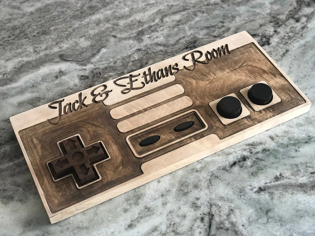 Retro Controller Sign - image 1