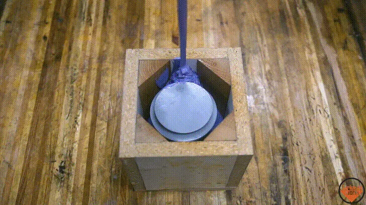 Giant Epoxy Resin Handle Screwdriver — Preparing the silicone mold