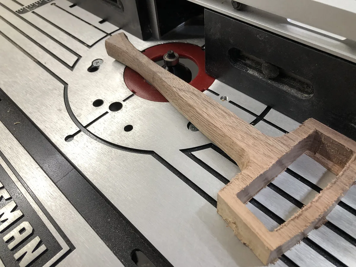 Meat Mallet Remake of Dead Blow Mallet — Cut out and route handle 