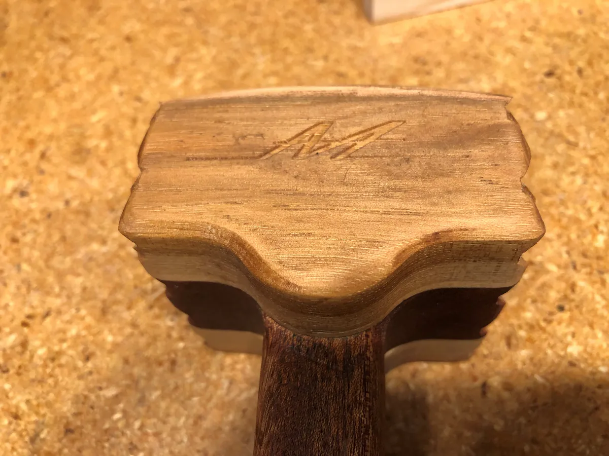 Meat Mallet Remake of Dead Blow Mallet — Cut out the Sides Glue one to the handle 