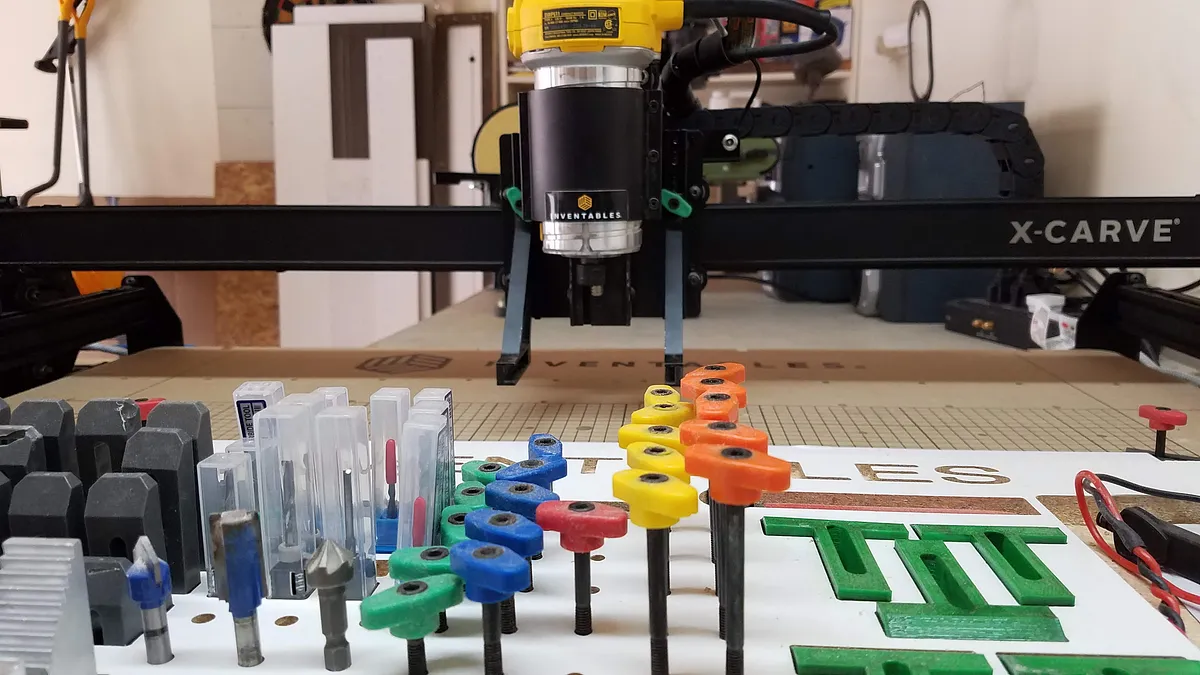 CNC Tool and clamp storage with T-Clamps - image 1