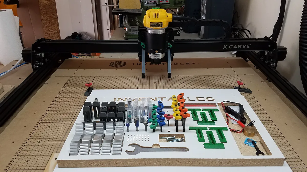 CNC Tool and clamp storage with T-Clamps - image 2