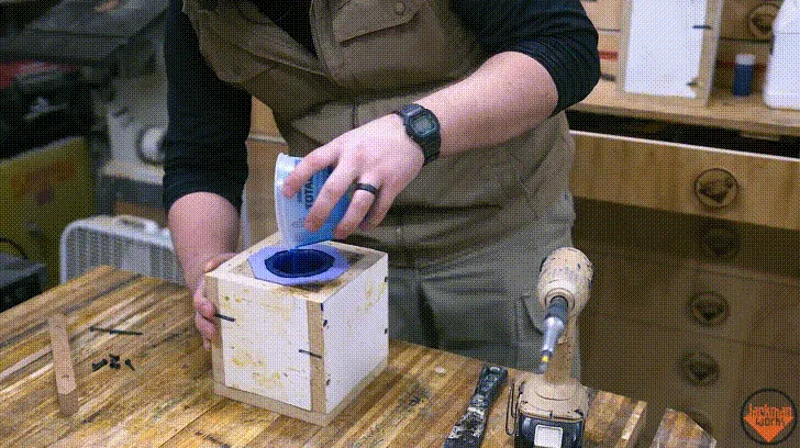 Giant Epoxy Resin Handle Screwdriver — Pouring the epoxy (image 2)