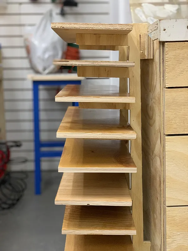 8 Slot French Cleat Drying Rack - image 1
