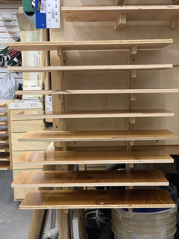 8 Slot French Cleat Drying Rack - image 3