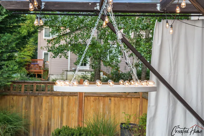 DIY Outdoor Chandelier — Step 9