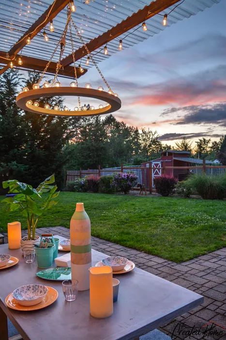 DIY Outdoor Chandelier — Step 11