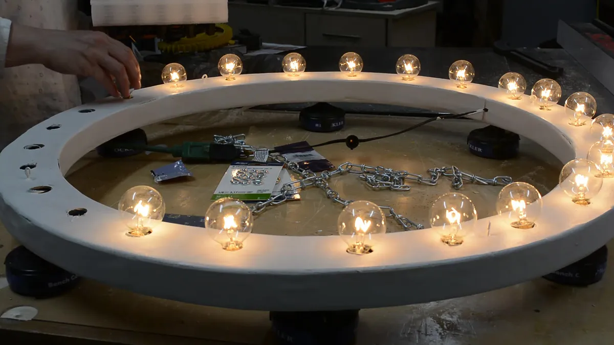 DIY Outdoor Chandelier — Step 10