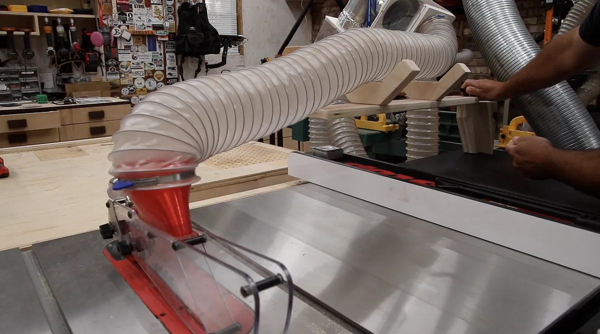 TableSaw Dust Arm & Bonus Fence Caddy (video) - image 6