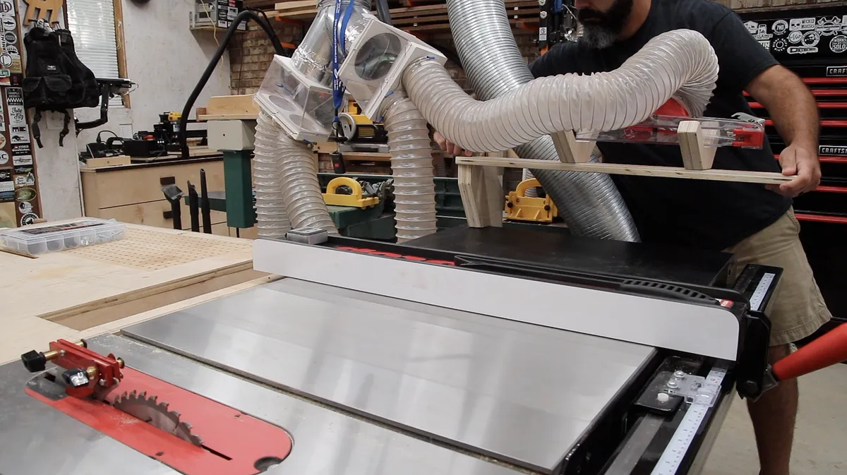 TableSaw Dust Arm & Bonus Fence Caddy (video) - image 7