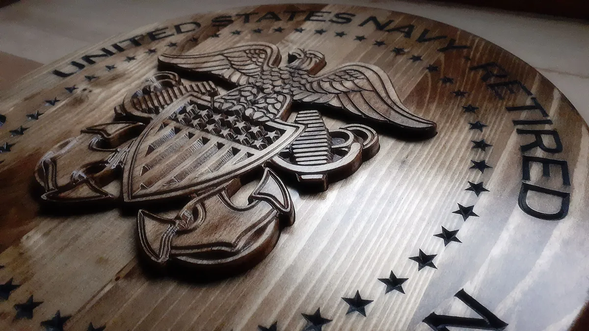 US Navy Officer Crest - image 2