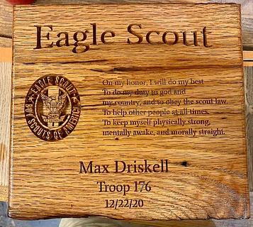 Eagle scout plaque