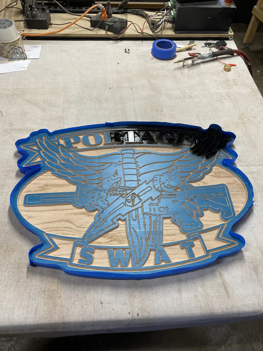 SWAT Eagle Sign — 5. Clean Up