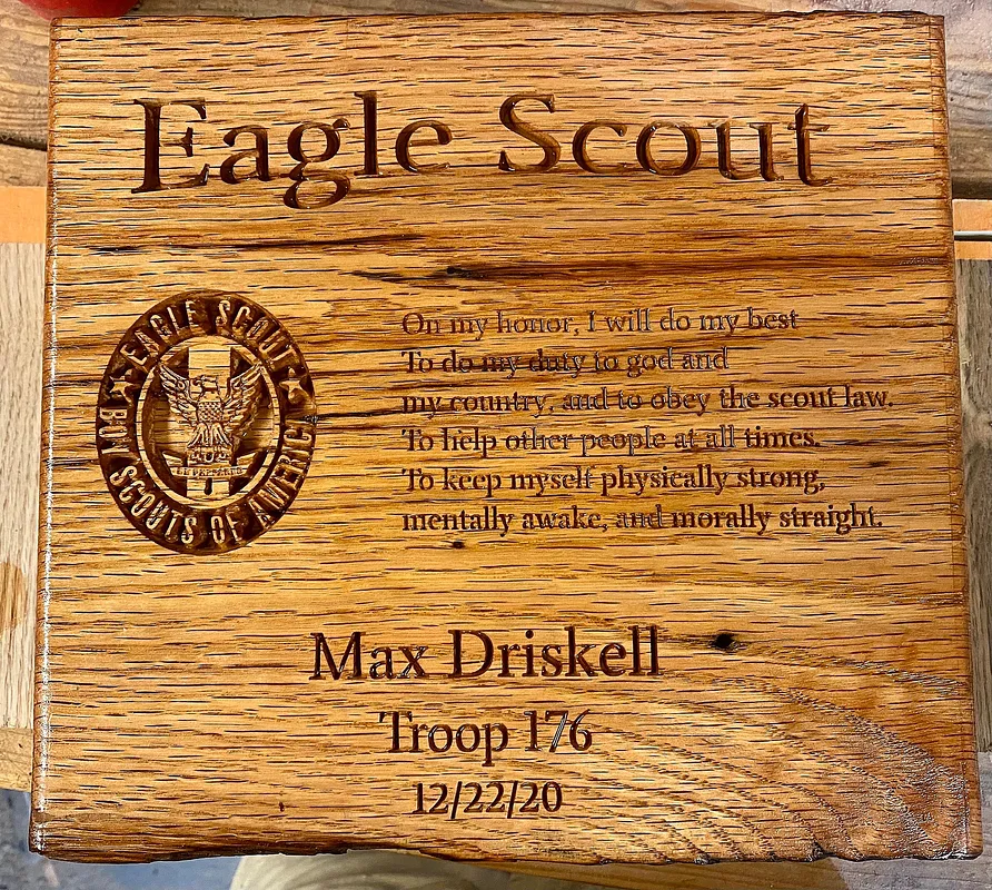 Eagle scout plaque - image 1