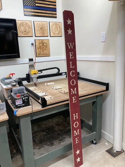 Tiling a Welcome Home Sign - image 1