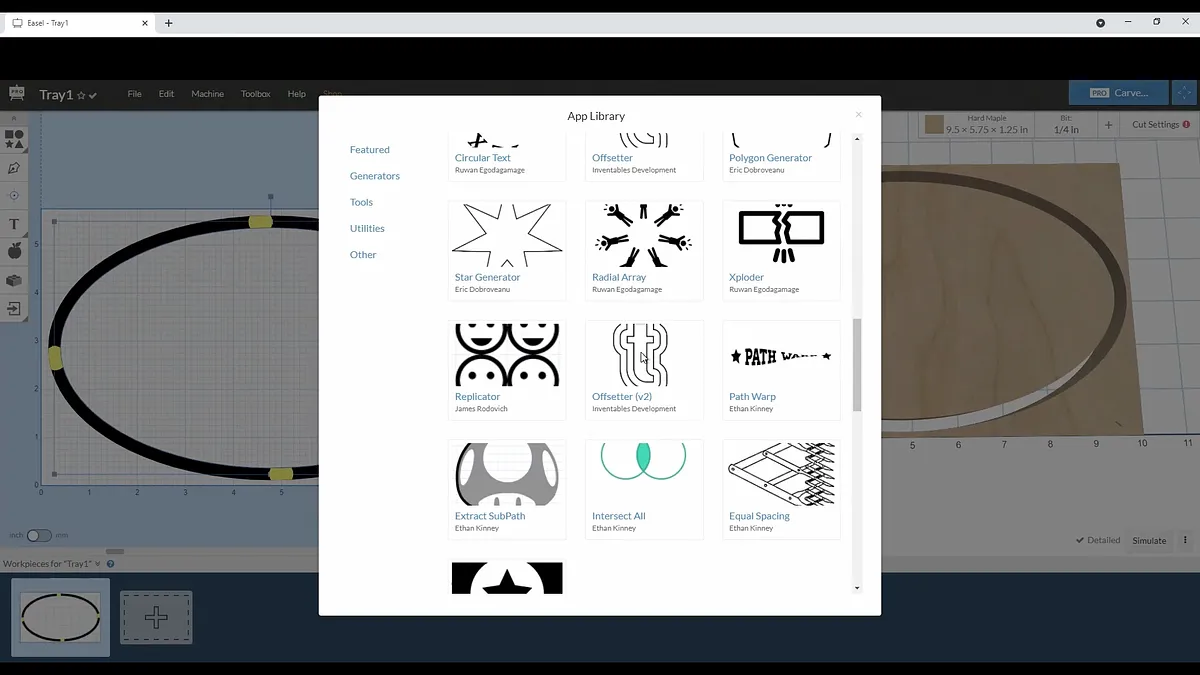 Simple CNC Tray in Easel Pro — Tray Design (image 4)