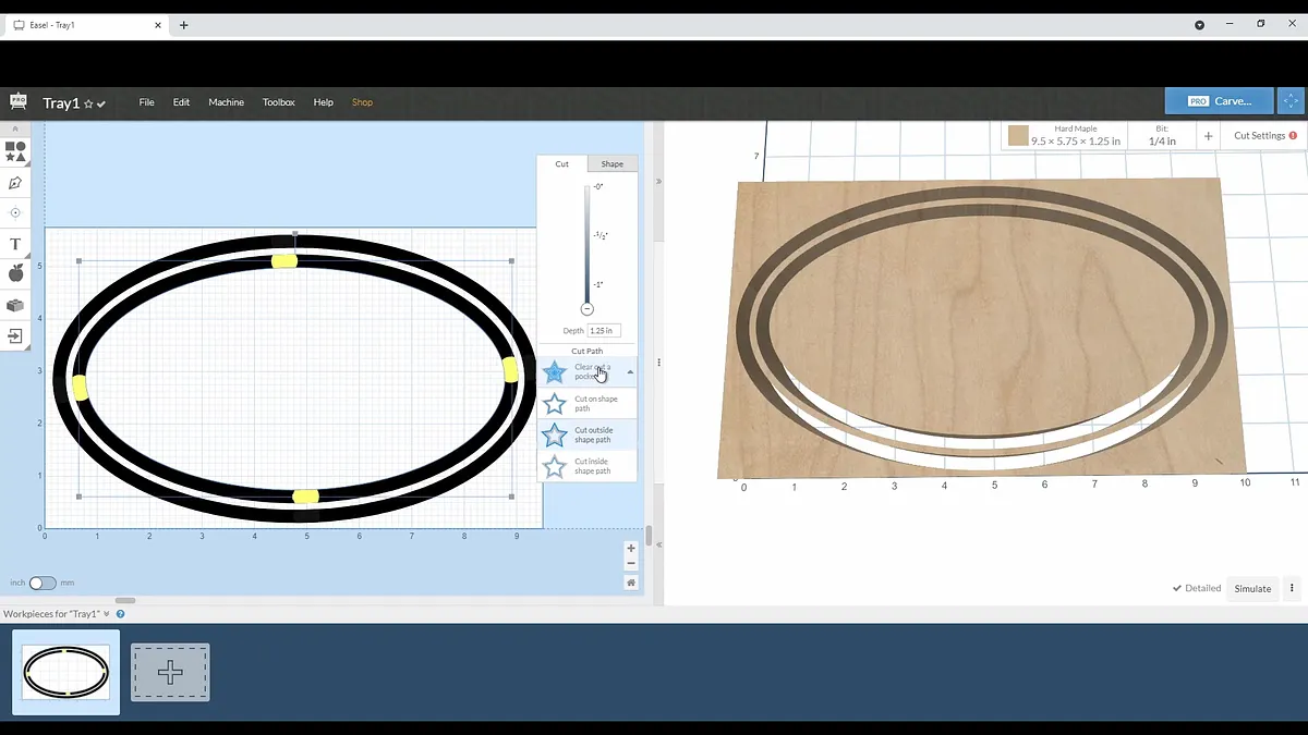 Simple CNC Tray in Easel Pro — Tray Design (image 6)