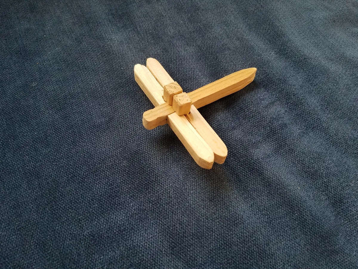 Kumiki Puzzle Dragonfly — Final Assembly (image 2)