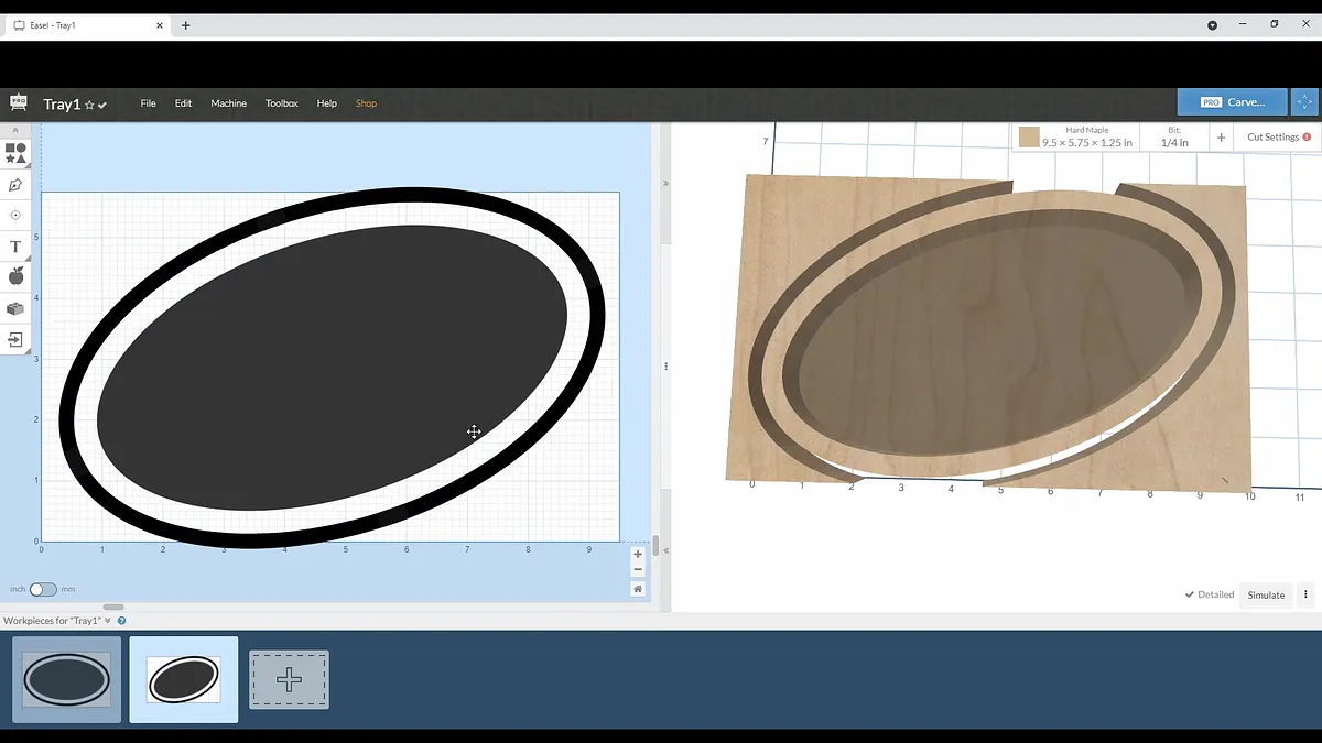 Simple CNC Tray in Easel Pro — Tray Design (image 8)