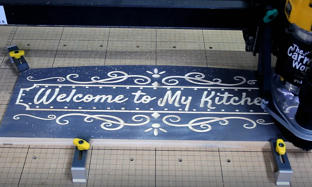 Kitchen Utensil Organizer — V-Carve the Front