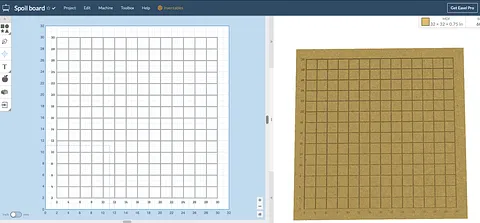 Spoil board