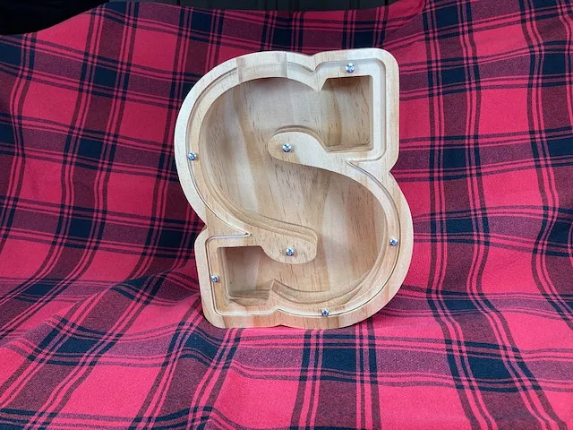 Kids Letter Coin Bank - image 1