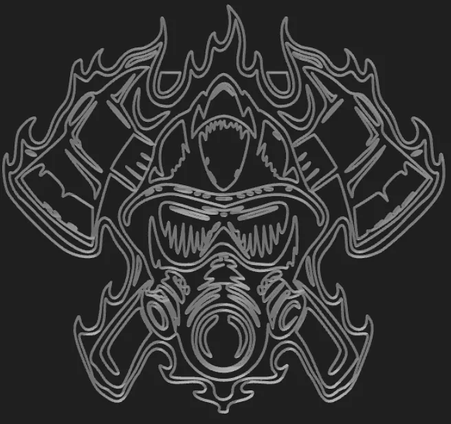 Donald's Fire Fighter Logo - image 1