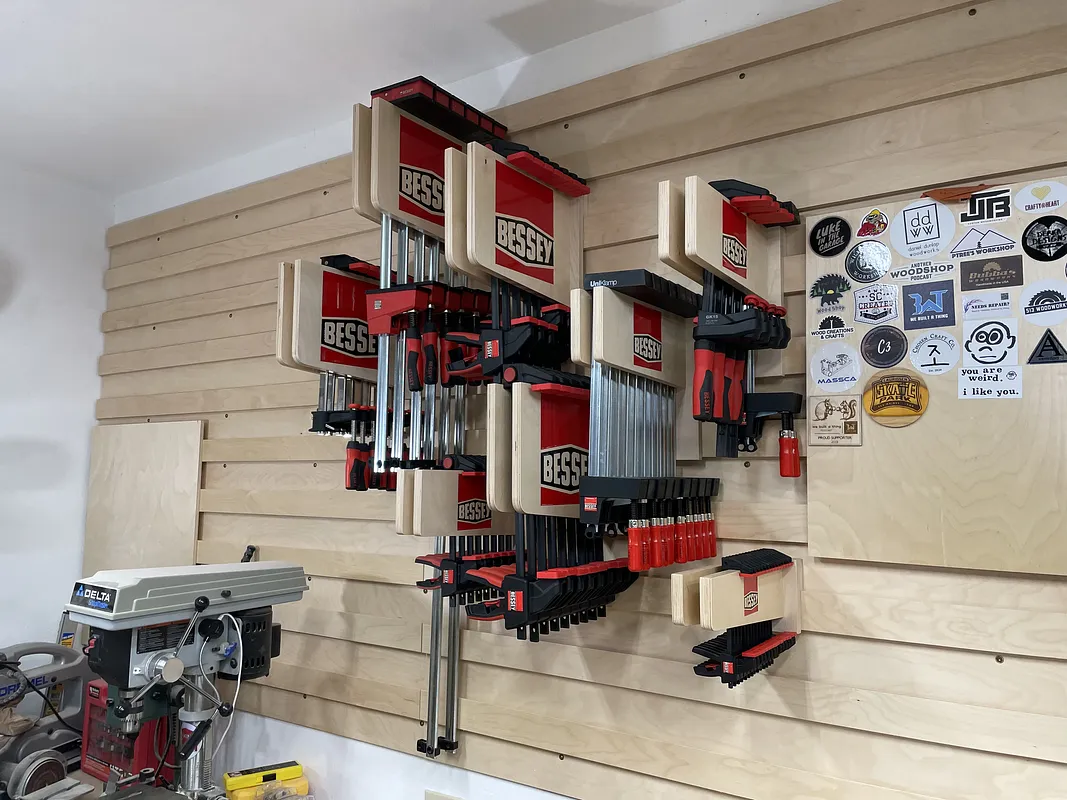 Bessey Clamp Racks with Epoxy Logo - image 1